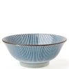 MIYA Company Visit Miya for our Blue Sendan Tokusa Collection. Blue lines radiate from the center of the piece that grow to reach the rims. Shop now!