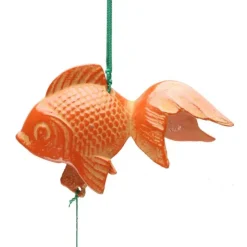 MIYA Company Wind Chime Goldfish Orange 2-3/4"