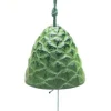 MIYA Company Wind Chime Pine Cone Green 1-5/8"