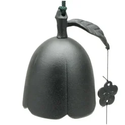 MIYA Company Wind Chime Plum Bell Black 5"