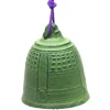 MIYA Company Wind Chime Temple Bell Green 2-1/2"